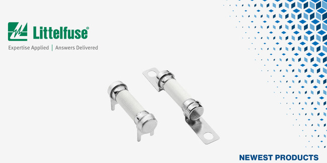 マウザー、Littelfuse 828シリーズ高電圧カートリッジヒューズの取り扱いを開始