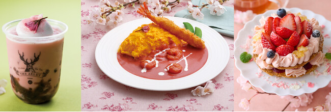「東京ソラマチ さくらメニュー＆スイーツ」桜満開！春にぴったりな華やかな商品が勢ぞろい！