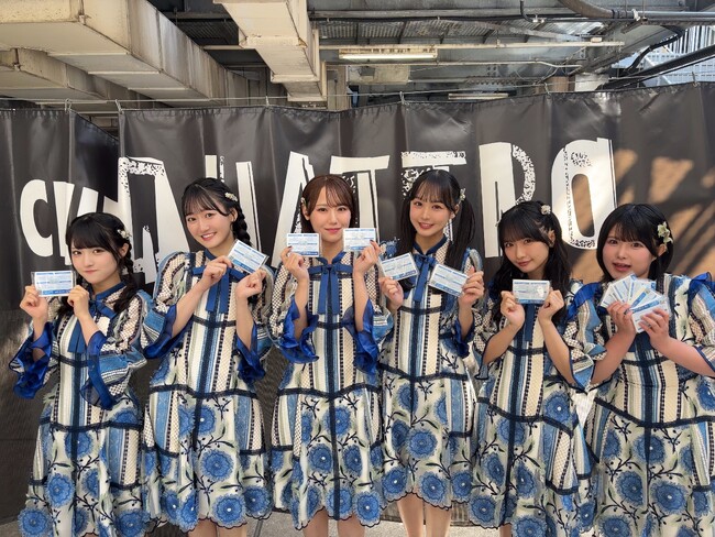 STU48 広島の街にサプライズ登場！！8年ぶりティッシュ配りで9周年コンサートをPR