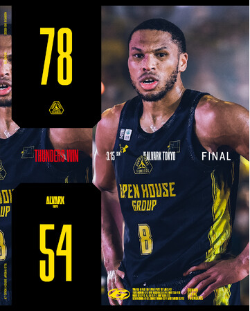 【群馬クレインサンダーズ：試合結果】3/15(日) vs アルバルク東京 りそなグループ B.LEAGUE 2025-26シーズン
