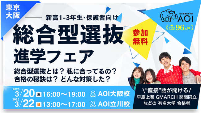 大学入試の情報格差は止まらず、高校生の親“7割以上”が不安｜合格者と直接話せる「総合型選抜進学フェア」開催