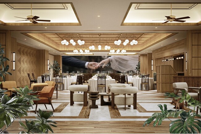 ナチュラルモダンな空間で叶える大人ウェディング　結婚式場ベルヴィ武蔵野　披露宴会場『THE-LIGNA(ザ・リグナ)』をリニューアルオープン