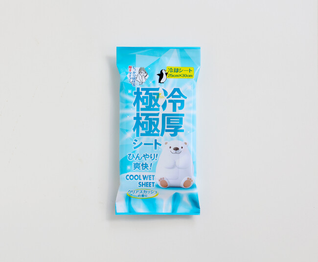 土佐和紙の技術を結集！ペラペラの汗拭きシートとはもうお別れ。　圧倒的な厚みと大判サイズで、あなたの体を一気にクールダウン。　『極冷極厚シート　クリアスカッシュの香り』2026年3月17日発売