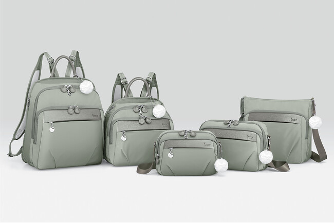 着物の帯をイメージしたシリーズ「カナナリュック4」に、春の風を感じる春夏限定色登場