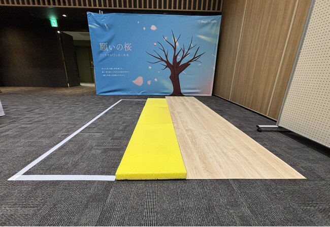 社会的処方EXPO2026で満開の“願いの桜”―株式会社マジックシールズの参加型展示「ころやわと歩く未来」に来場者の願いが集まる