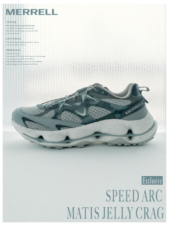 国内販路限定。MERRELL「SPEED ARC MATIS “JELLY CRAG”」がJOURNAL STANDARD relumeよりローンチ。