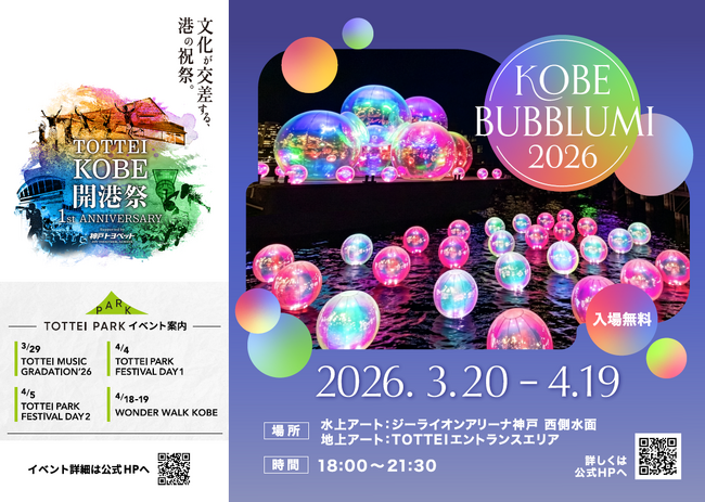 開業１周年記念『TOTTEI KOBE開港祭Supported by 神戸トヨペット』 寄神建設がプロモーションパートナーに就任