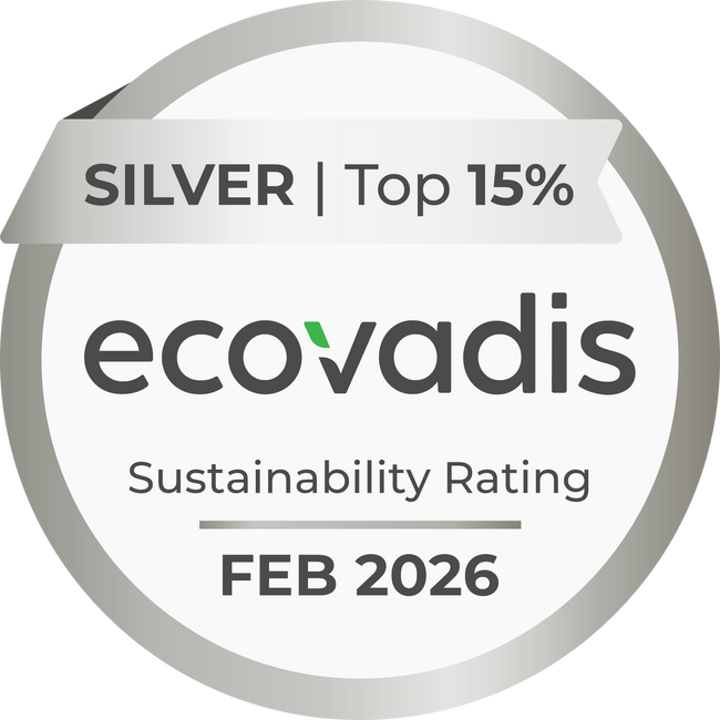 EcoVadis社のサステナビリティ評価で「シルバー」メダルを獲得