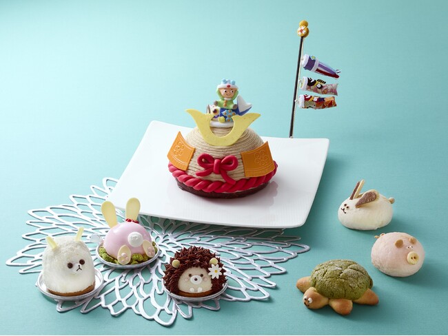 【ロイヤルパークホテル】ＧＷ限定！こどもの日に向けて「モンブラン兜」や「アニマルスイーツ＆パン」が登場