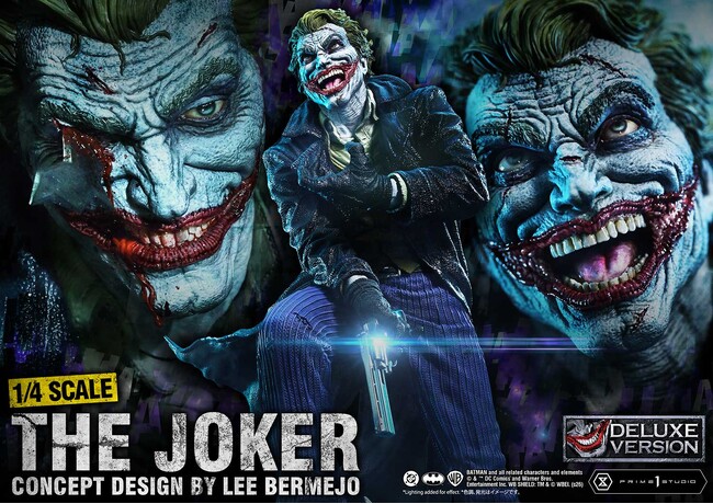 DCコミックスの傑作クライム・ノワールから、「ジョーカー」が1/4スケールで再登場