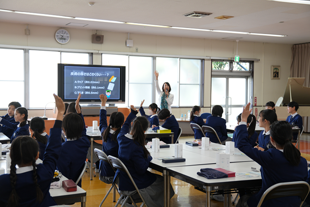 ファンケルが聖セシリア小学校で「キッズスキンケア講座」を開催