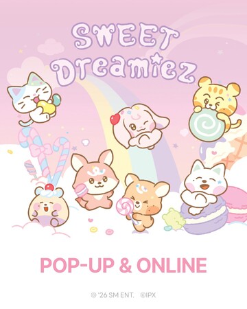 渋谷でNCT DREAMの公式コラボキャラ「Dreamiez」の２回目のポップアップを開催