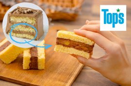 チョコレートケーキが手軽なワンハンドスイーツに！