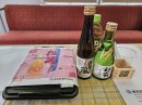 お酒とお弁当（昨年の様子）