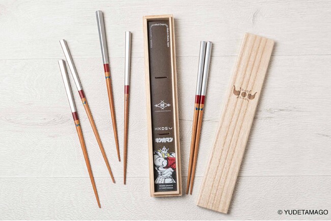 福井県小浜市の箸職人による「若狭産塗箸」の新作　キン肉マン「悪魔将軍」のお箸が登場です
