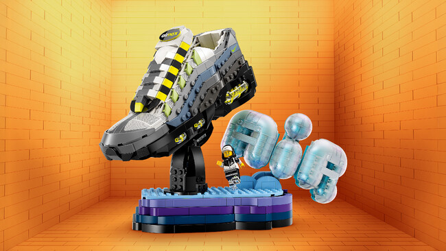 レゴ(R)ブロックとNIKEの新たなコラボレーション製品が登場不朽の名作スニーカー「Nike Air Max 95 Big Bubble」を忠実に再現「Nike Air Max 95 x レゴ(R)セット」