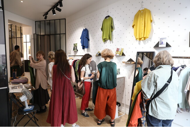 日本の繊維産地「遠州」から世界へ！【株式会社HUIS】パリで文化発信型POPUPイベントを開催