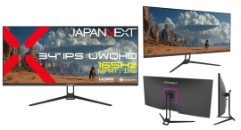 JAPANNEXTが34インチ IPSパネル搭載 165Hz対応 アスペクト比が21:9のUWQHDゲーミングモニターを47,980円で3月19日(木)に発売 JAPANNEXTが34インチ IPSパネル搭載 165Hz対応 アスペクト比が21:9のUWQHDゲーミングモニターを47,980円で3月19日(木)に発売