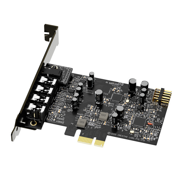 Audigy シリーズの新モデル、120dB SNR、最大32bit/384kHz再生に対応 PCI-e サウンドカード「Sound Blaster Audigy FX Pro」発売のお知らせ
