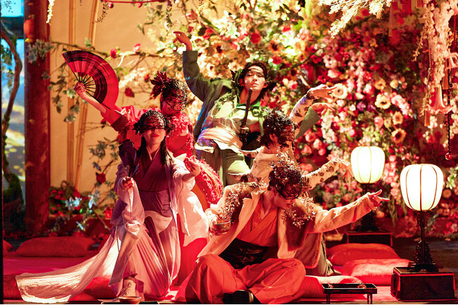DAZZLE×蜷川実花 with EiM イマーシブ公演《花宵の大茶会》いよいよ明日開幕　身体ごと物語に“入り込む”歴史に没入する新しい文化体験