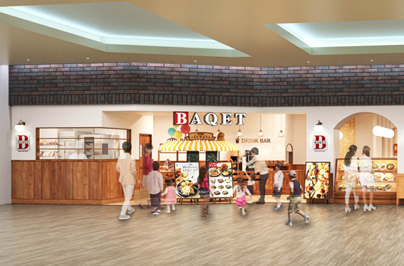 【JR尼崎駅北口デッキ直結】「BAQET（バケット）」新店舗が、3/24（火）あまがさきキューズモールにオープン！