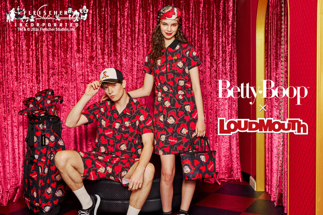 【LOUDMOUTH × Betty Boop(TM)】遊び心満載の2026年春夏コラボコレクションが2026年3月19日（木）より発売開始！
