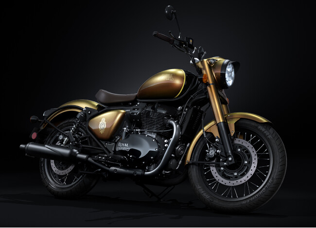 ロイヤルエンフィールドは大阪・東京モーターサイクルショーで2台の新型モデルを国内初披露。ブランド創立125周年を祝う。