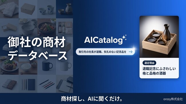 「覚えている商品しか提案しきれない」-営業の属人化を解消する商材AI検索「AICatalog」を提供開始、先行導入パートナー企業を募集。