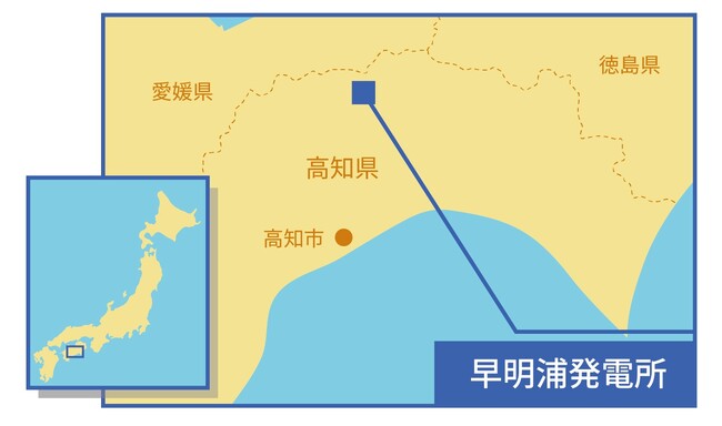 早明浦発電所（水力）の出力が増加しました