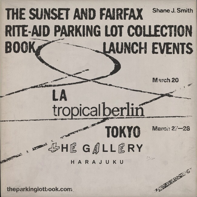 tHE GALLERY HARAJUKUにて、3月27日(金)、28日(土)SHANE SMITHによるローンチイベントを開催。