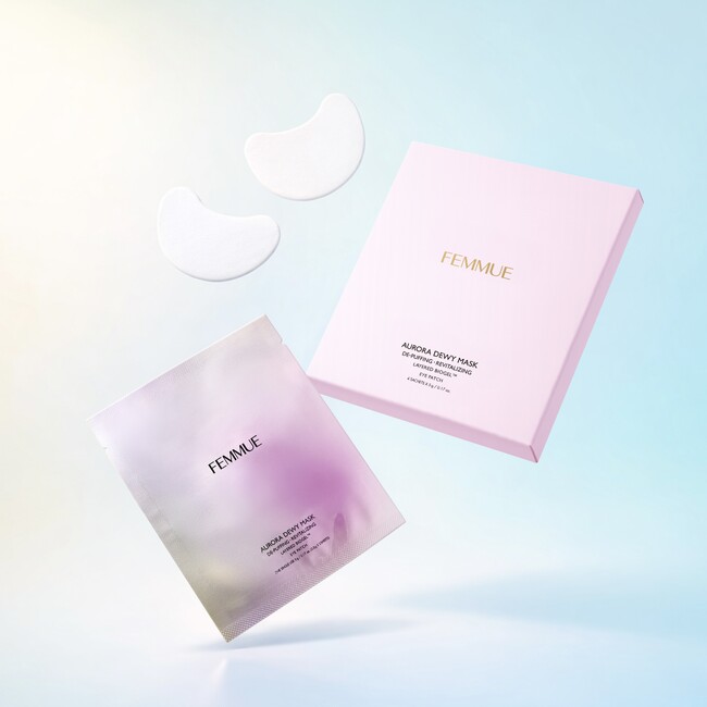 【FEMMUE】ひんやり心地よく密着。日々おとずれる目もと悩みにアプローチするプレミアムアイパッチが数量限定で登場。