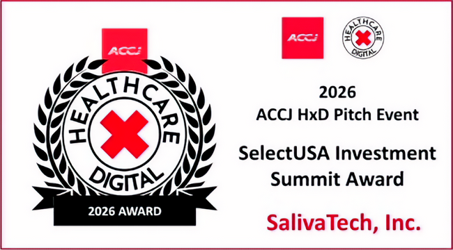 サリバテックがACCJ（在日米国商工会議所）主催「Healthcare x Digital 2026」にて「SelectUSA Investment Summit Award」を受賞。