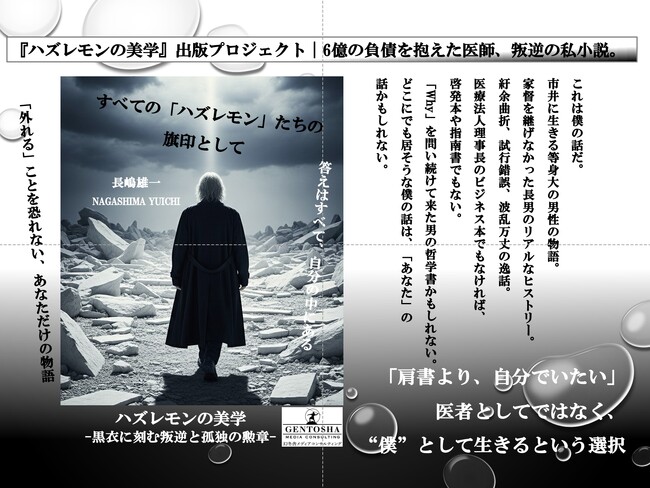 【還暦の決闘】和歌山の内視鏡医が20年・120万字の執筆を経て、自叙伝『ハズレモンの美学』を出版。SNSを使わず、クラウドファンディングで全国の「共犯者」を募る。