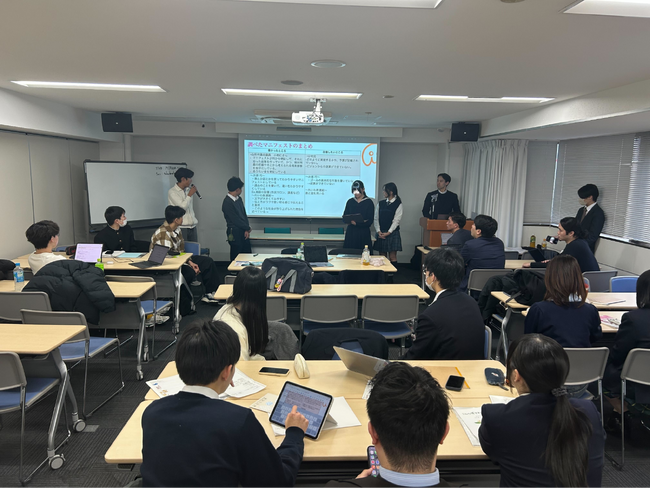 【開催報告】高校生を対象にした「マニフェスト提案プログラム」を開催