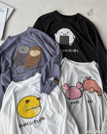 AS KNOW AS plusから『なんでもいきもの』のロンTが登場！