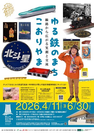 【福島県郡山市】2026年４月11日(土)、郡山市歴史情報博物館企画展「ゆる鉄のまち・こおりやま～線路から広がる笑顔と交流～」開幕［福島県郡山市役所］