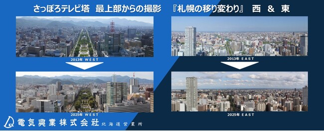 さっぽろテレビ塔に掲示中の当社紹介パネル刷新のお知らせ
