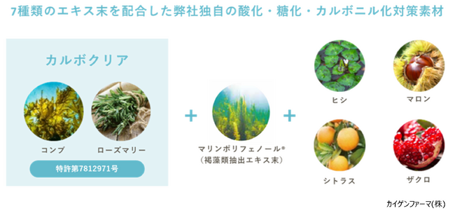 【黄ぐすみ研究で2つの成果】自社素材「カルボクリア(TM)」が特許取得、学会にて効果を発表