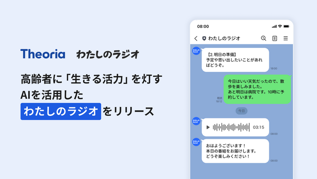 高齢者に「生きる活力」を。AIを活用した「わたしのラジオ」をリリース