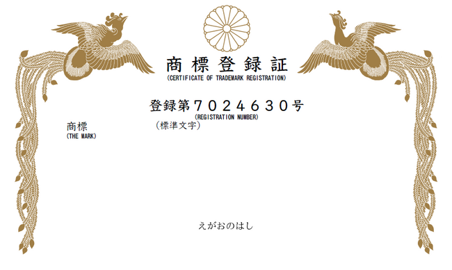 イベント開催に伴う食品ロス対策サービス「えがおのはし(R)」商標登録完了のお知らせ