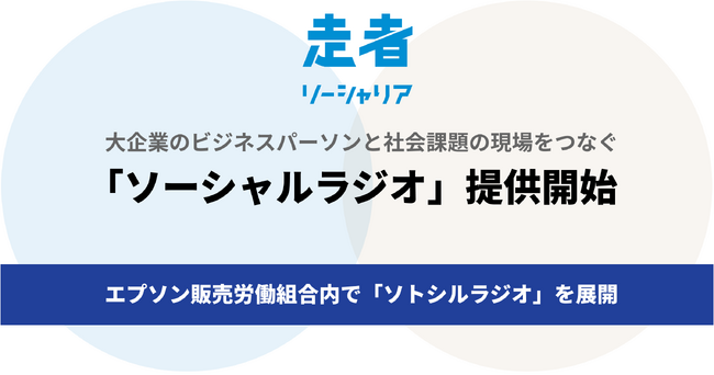 大企業のビジネスパーソンと社会課題の現場をつなぐ「ソーシャルラジオ」提供開始