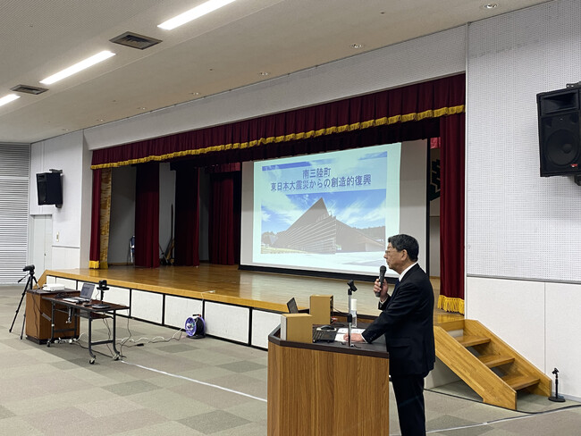 愛媛県松山市開催の防災危機管理研修に南三陸311メモリアル特別顧問・佐藤仁氏が登壇～東日本大震災の教訓を全国へ