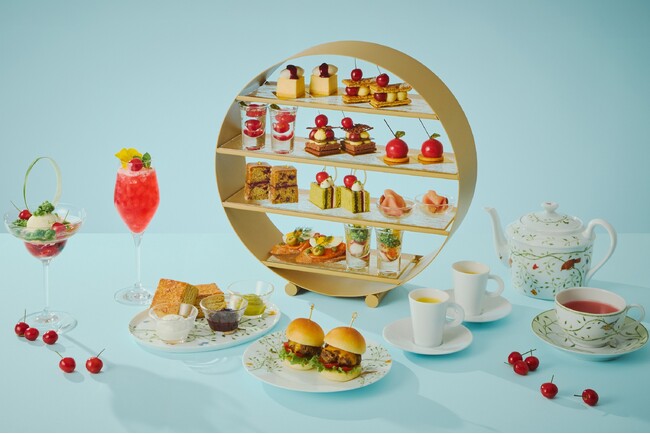 【大阪ステーションホテル、オートグラフ コレクション】みずみずしく初夏を彩る　さくらんぼアフタヌーンティー　甘酸っぱくジューシーで、つややかな果実を堪能　冷涼感あふれるパフェも登場