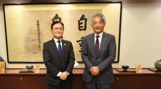 京都大学とNTT西日本が連携協定を締結