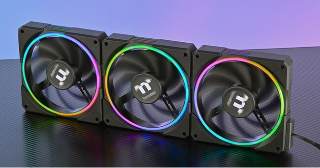 Thermaltake社製、温度センサー搭載ファン「TS EX RGB」シリーズおよびトップフロー型CPUクーラー「UX150-L ARGB Sync」を発表