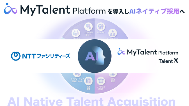 NTTファシリティーズ、人的資本経営の促進に向けて統合型タレントアクイジションプラットフォーム「MyTalent Platform」を導入