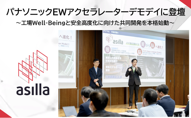 アジラ、パナソニックEWアクセラレーターデモデイに登壇