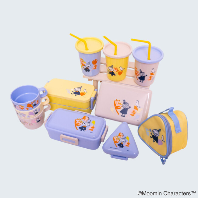 【ムーミン】リトルミイと華やかなフラワーデザインのランチグッズシリーズがスケーターより登場！