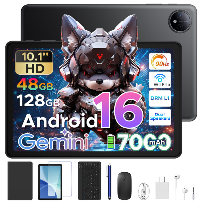 【楽天市場で4,000円OFF】全部入りで13,900円！Android 16×AI搭載の高コスパ10.1インチタブレット「Aorlym P10」登場｜キーボード・マウス付き数量限定セール