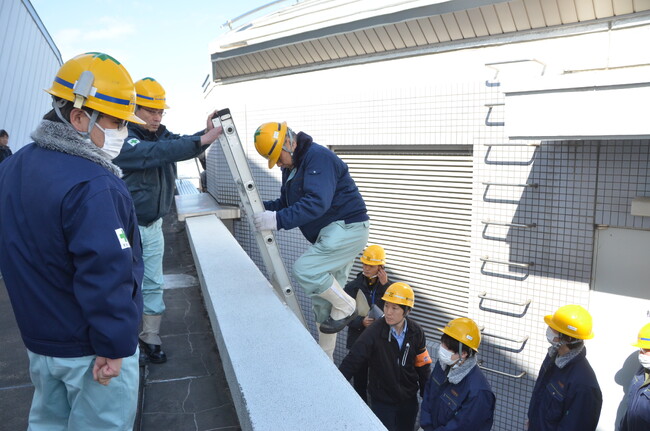３・１１津波から命を守るルートを確認、豊橋市・三河港神野地区で神野地区防災自治会が津波避難訓練！